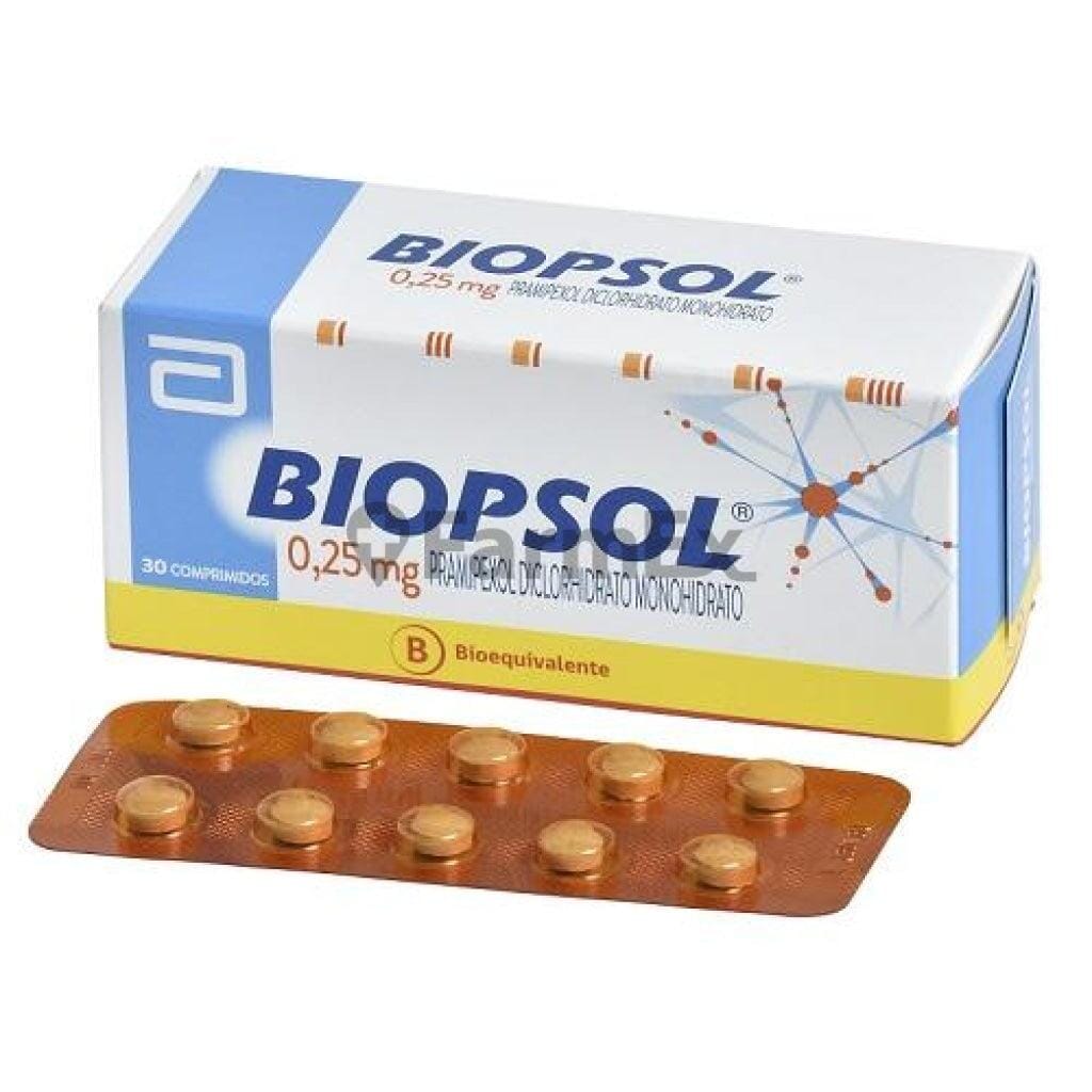 Biopsol 0,25 mg x 30 comprimidos Farmex-VidaTres-Persistente